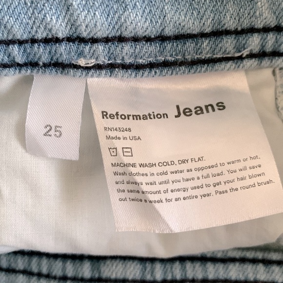 Reformation Olive Wide Leg High Rise Jean - Picture 14 of 16